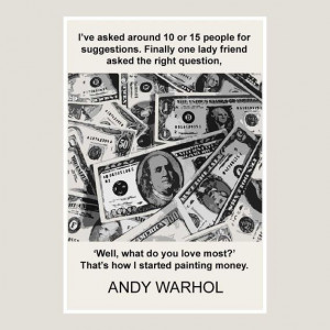Print Andy Warhol quote 1 pop art posters art by StruggleToClimb, $11 ...