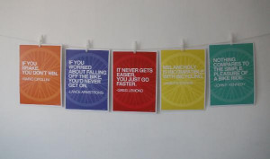 Cycling Quote Prints