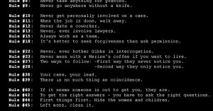 Gibbs 39 Rules quot by Leroy Jethro Gibbs