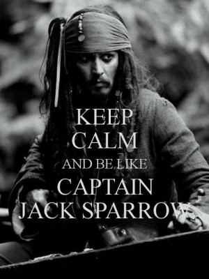 Captain Jack Sparrow Keep Calm!