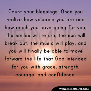 Count Your Blessings Quotes Once You Realize