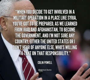 quote Colin Powell when you decide to get involved in 106934 png