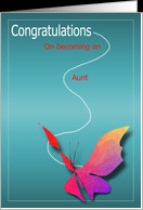Becoming an Aunt Congratulations card - Product #407969