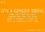 Funny ginger quotes