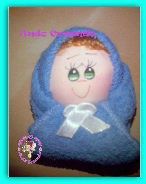 vestido de toalla para recuerdo de baby shower