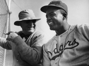 Branch Rickey and Jackie Robinson in 1949. (PHOTO: Dan Gunther/Getty ...