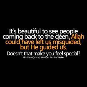 Feel Special Islamic Quote wallpaper