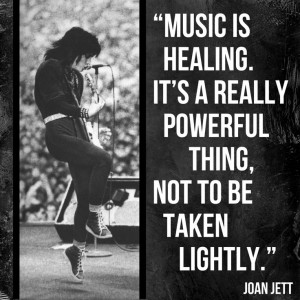 Joan Jett quote that always stuck with me.