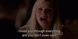 Rebekah, She'd never got a chance to be happy.. Out of being with Matt ...