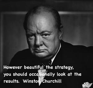 Leadership. Churchill... results matter.