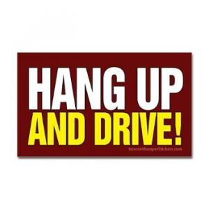 Talking on a phone equals bad driving.