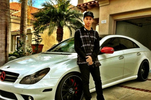 Nyjah Huston customized his white Mercedes-Benz CLS recently. Nyjah ...