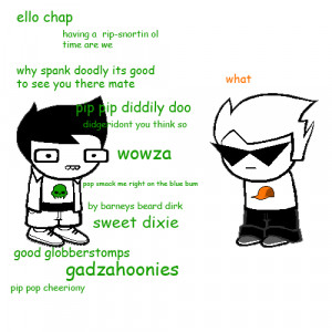 art homestuck jake english Dirk Strider dirkjake