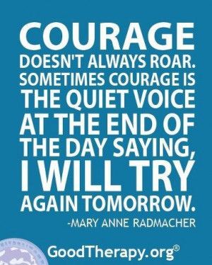 Because tomorrow is a new day.