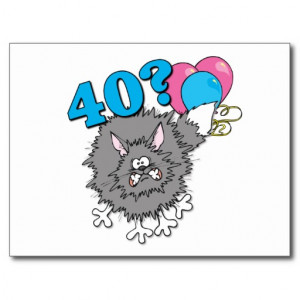 ... birthday cupcake 40 years old greeting cards forty 40 year old