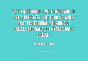 Life After High School Quotes
