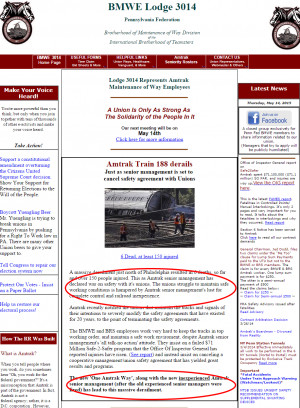 ... Amtrak management for the deadly crash, White House press secretary