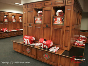 Nebraska Football Locker Room
