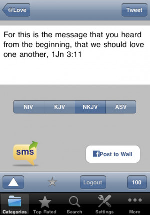 Download Bible Verses For Facebook,SMS & Twitter iPhone iPad iOS