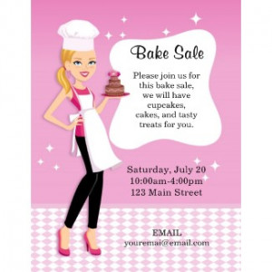 Bake Sale Flyer and Poster Ideas
