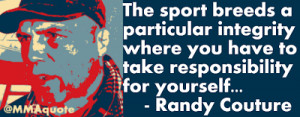 Randy Couture on MMA vs Team Sports