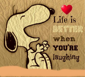 Snoopy laughter