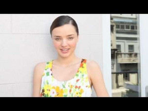 Miranda Kerr talks about her organic diet and healthy living lifestyle ...