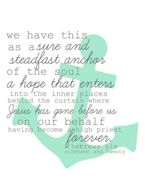 Hebrews 6:19-20 | Christian Quotes