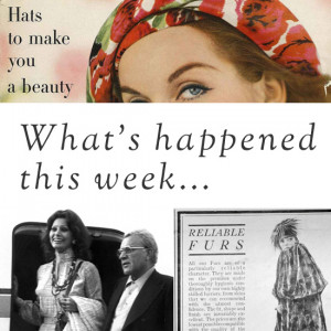 Weekly recap: Hats that make you beautiful, 1920s fur coats and Sophia ...