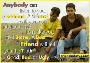 Friends try to make you feel better