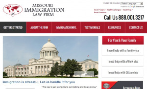 Missouri Immigration Law Firm Case Study – Web Design and ...