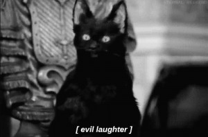 ... laugh evil evil laugh sabrina the teenage witch salem animated GIF