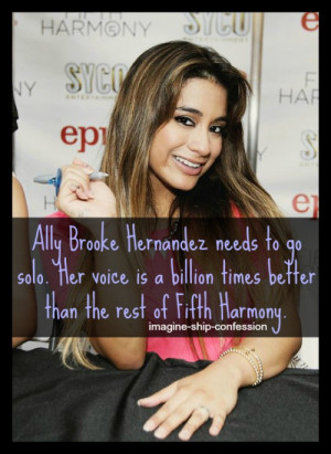Ally Brooke Hernandez confession by anonymous