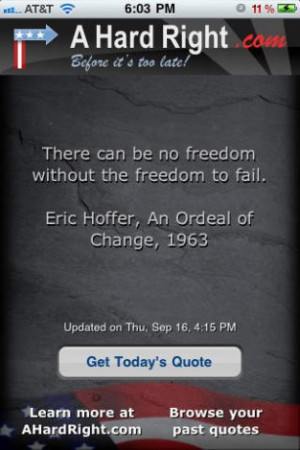 View bigger - Conservative Quote Of The Day for iPhone screenshot