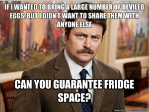The Best Ron Swanson Food Quotes.