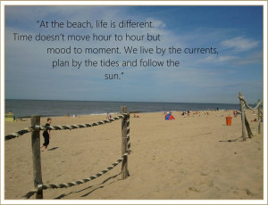 At the beach life is different by Maleijn