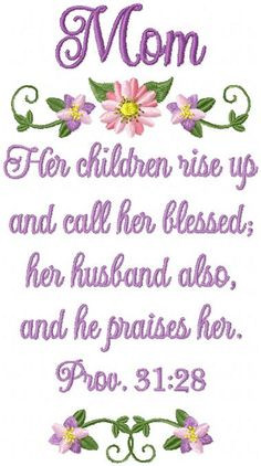 BIBLE VERSES FOR MOMS on Pinterest | Mother's Day, Proverbs and Prove ...