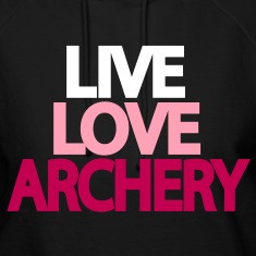 live love archery hoodies designed by smadesh