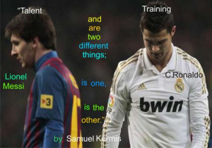 ronaldo gets owned messi meme center