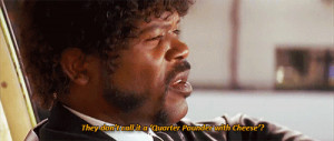 Top 15 amazing movie quotes about Pulp Fiction
