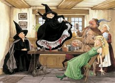 terry pratchett witches (Witches Abroad) the disapproving Granny ...