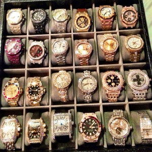 His $6.4 million watch collection.