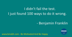 Funny inspirational quotes by Benjamin Franklin