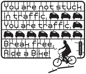 You are not stuck in traffic. aê @walteen vi que vc postou algo ...
