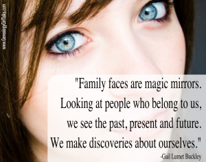 ... and future. We make discoveries about ourselves.