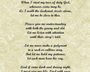 Popular items for Officer Prayer on Etsy