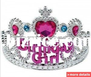 Wholesale Birthday Girl Jewel Tiara/Little Girls Princess Happy ...