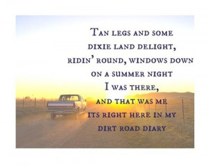 Country Dirt Road At Night Luke bryan - dirt road diary