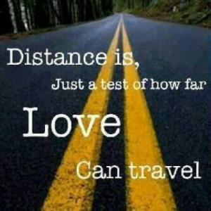 Distance and love-relationships