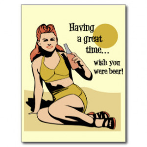 Funny Drinking Sayings Postcards